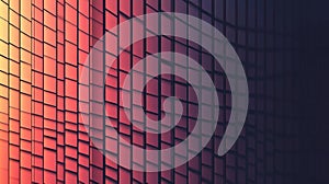 Abstract Geometric Pattern with Red Orange and Purple Gradient