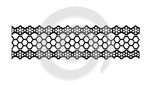 Abstract Geometric Pattern Repeat Border, vector design Generative AI