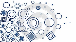 Abstract Geometric Pattern with Repeating Interlocking Triangles, vector design Generative AI