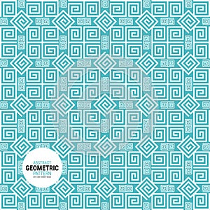 Abstract geometric pattern - retro and modern styles