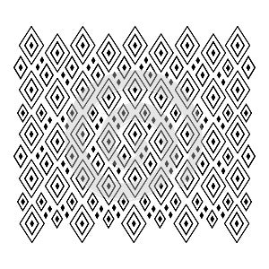 Abstract geometric pattern, rhombus design