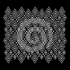 Abstract geometric pattern, rhombus design