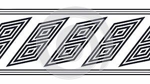 Abstract Geometric Pattern Seamless Design Vector, vector design Generative AI