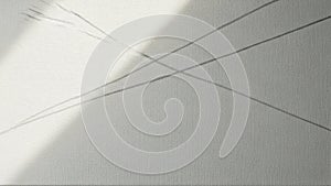 Abstract geometric pattern with soft light and shadow