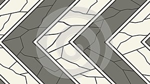 Abstract geometric pattern with split, dynamic modern vector design, vector design Generative AI