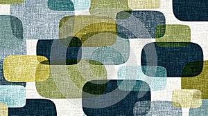 Abstract Geometric Pattern with Textured Overlapping Rectangles