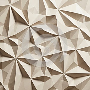 Abstract geometric pattern with a three-dimensional effect, featuring interlocking triangular