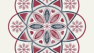 Abstract geometric pattern with triangles and intersecting lines, vector design Generative AI