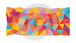Abstract Geometric Pattern in Warm Tones Vector, vector design Generative AI