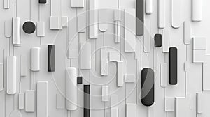 Abstract geometric pattern on a white background.