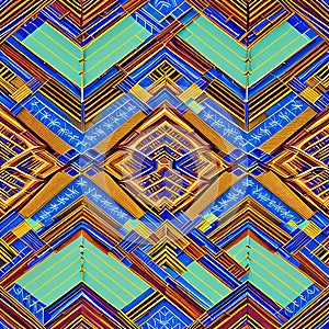 561 Abstract Geometric Patterns: A contemporary background featuring abstract geometric patterns in vibrant and harmonious color