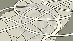 Abstract Geometric Pavement Pattern, vector design Generative AI