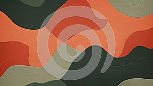 Abstract Geometric Photo With Organic Forms And Muted Tones