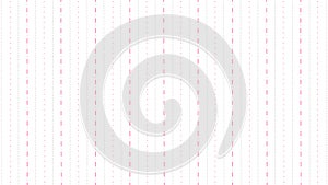 Abstract geometric pink lines background with stripes pattern and gray dots white background
