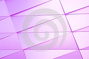 Abstract geometric purple textured background. Wall with lines and triangle shapes