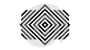 Abstract Geometric Pyramid Pattern Illustration, vector design Generative AI