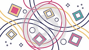 Abstract Geometric Radial Pattern, Dynamic Circular Design, vector design Generative AI