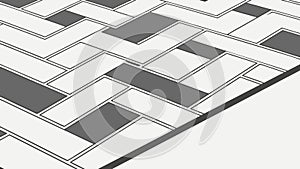 Abstract Geometric Rectangular Tile Pattern, Generative AI