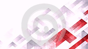 Abstract Geometric Red and Gray Pattern Background