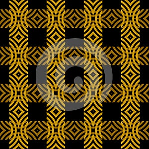 Abstract geometric regular pattern. Seamless Vector image