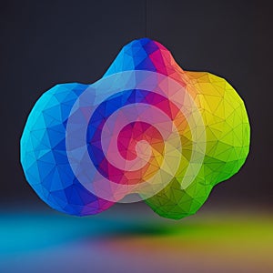 Of numerous triangular shapes it creates an intricate pattern