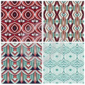 Abstract geometric seamless pattern.