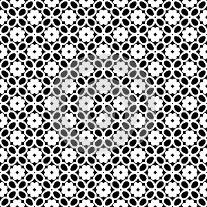 Abstract black and white repeated design pattern vector illustrations