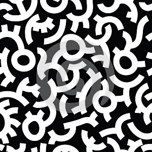 Abstract Geometric seamless pattern