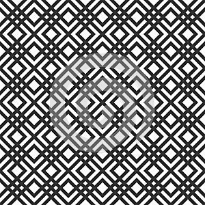 Abstract geometric seamless pattern. Intercecting rhombuses. Crosses or pluses.