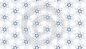 Abstract geometric seamless pattern. Optical illusion of the movement of figures.