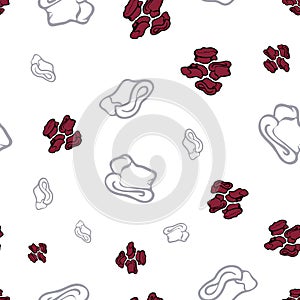 Abstract geometric seamless pattern