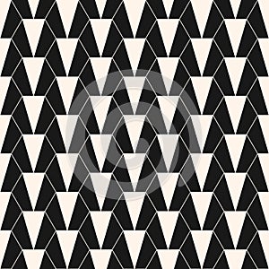 Vector abstract geometric seamless pattern with grid, hexagons, triangles