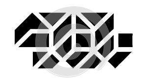 Abstract Geometric Shape Pattern for Modern Designs, vector design Generative AI