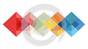 Abstract geometric shapes, symbolizing modern design and visual complexity, vector design Generative AI