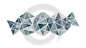 Abstract Geometric Shard Pattern, Fragmentation Digital Design, vector design Generative AI