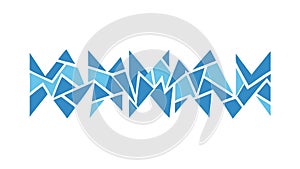 Abstract Geometric Shards Dynamic Fragmented Pattern Vector, vector design Generative AI