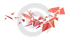 Abstract Geometric Shards Dynamic Shapes Vector Design Generative AI