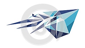 Abstract Geometric Shards Explosive Dynamic Vector Art, vector design Generative AI