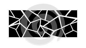 Abstract Geometric Shards Pattern - Modern Fragmented Design, vector design Generative AI