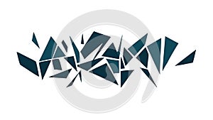 Abstract Geometric Shards Vector for Dynamic Modern Designs, vector design Generative AI
