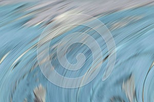 Soft blue shining lines, abstract background, fantasy