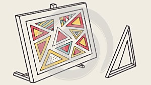 Abstract geometric sphere, complex 3D form, vector design Generative AI