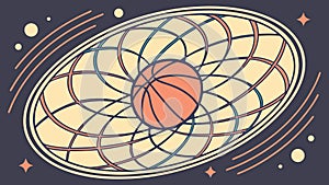 Abstract Geometric Sphere: Intricate Pattern Modern Design, vector design Generative AI