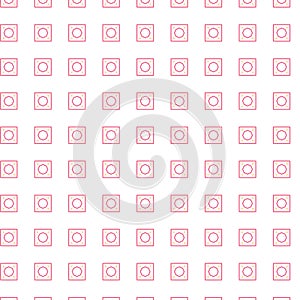 Abstract Geometric Square Dots Shape Retro Seamless Pattern. Color Style. Digital Design Vector Texture Pattern Background