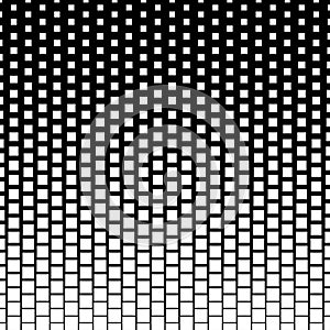Abstract geometric square halftone background
