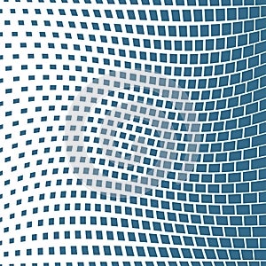 Abstract geometric square halftone background