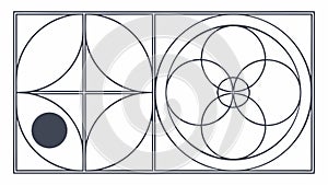Abstract Geometric Square Pattern: Precision, Structure, and Modern Design Principles, vector design Generative AI