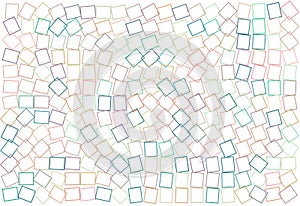 Abstract geometric square, rectangle pattern. Backdrop, graphic, messy & repeat.