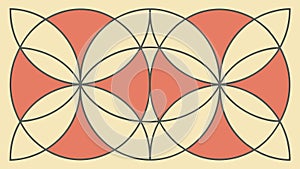 Abstract Geometric Square Tile Pattern, Modern Design, vector design Generative AI