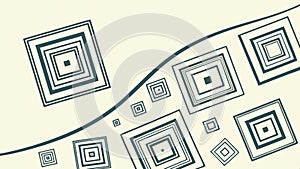 Abstract geometric squares pattern, modern design illustration element vector design Generative AI